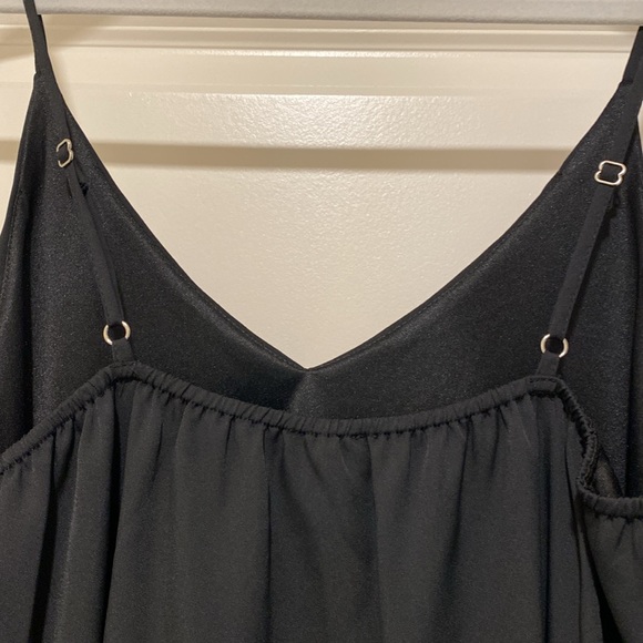 TOBI black dress front pleat size small - Picture 10 of 11